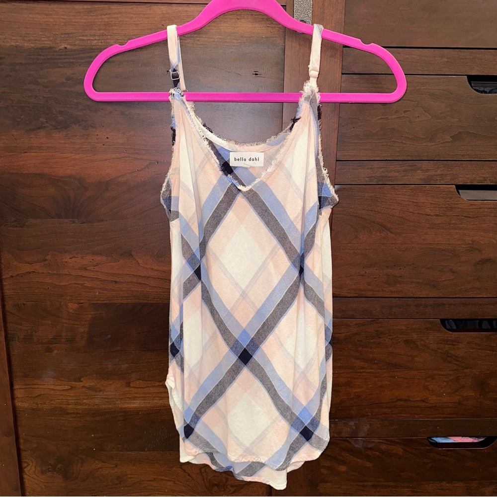 Plaid Bella Dahl Sleeveless Tank